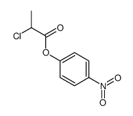 (4-nitrophenyl) 2-chloropropanoate结构式