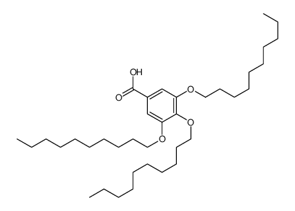 3,4,5-tris-decoxybenzoic acid结构式
