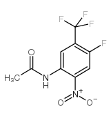 N-(4-FLUORO-2-NITRO-5-TRIFLUOROMETHYLPHENYL)-ACETAMIDE Structure