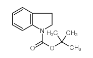 1-BOC-吲哚啉结构式