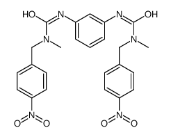 1-methyl-3-[3-[[methyl-[(4-nitrophenyl)methyl]carbamoyl]amino]phenyl]-1-[(4-nitrophenyl)methyl]urea Structure