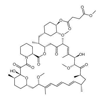 rapamycin 42-hemisuccinate methyl ester Structure