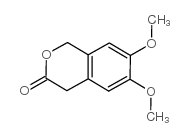 6,7-二甲氧基-3-异苯并二氢吡喃-4-酮结构式