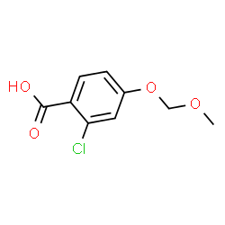 2-Chloro-4-(methoxymethoxy)-benzoic acid结构式