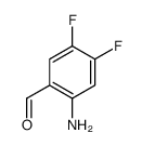Benzaldehyde, 2-amino-4,5-difluoro- (9CI) Structure