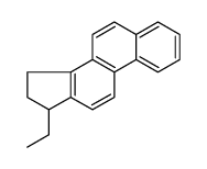 17-ethyl-16,17-dihydro-15H-cyclopenta[a]phenanthrene结构式