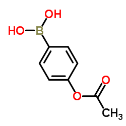 (4-Acetoxyphenyl)boronic acid Structure