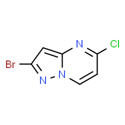 2-溴-5-氯吡唑并[1,5-A]嘧啶结构式