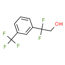 2,2-二氟-2-(3-(三氟甲基)苯基)乙-1-醇结构式