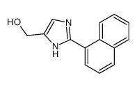 2-(1-萘)-4-(羟基甲基)咪唑结构式