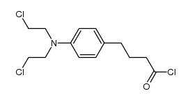 γ-[p-N-Di(2-chloroethyl)aminophenyl]butyryl chloride Structure