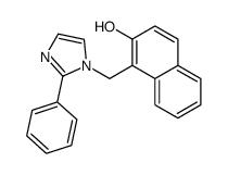 1-[(2-phenylimidazol-1-yl)methyl]naphthalen-2-ol Structure