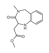 (2RS)-2,3,4,5-tetrahydro-4-methyl-3-oxo-1H-1,4-benzodiazepine-2-acetic acid methyl ester Structure