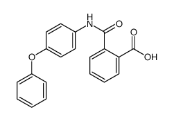 2-[(4-phenoxyphenyl)carbamoyl]benzoic acid结构式