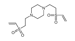 1,4-bis(2-ethenylsulfonylethyl)piperazine Structure