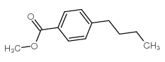 4-丁基苯甲酸甲酯结构式