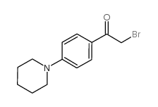 2-溴-1-(4-(哌啶-1-基)苯基)乙酮结构式