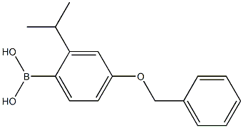4-Benzyloxy-2-isopropylphenylboronic acid Structure