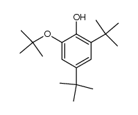 2-tert-butoxy-4,6-di-tert-butylphenol结构式