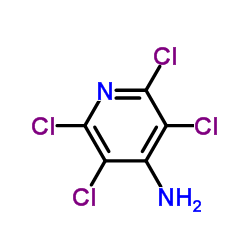 2, 3, 5, 6-四氯-4-氨基吡啶结构式