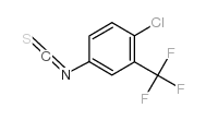 4-氯-3-三氟甲基苯基硫代异氰酸酯结构式