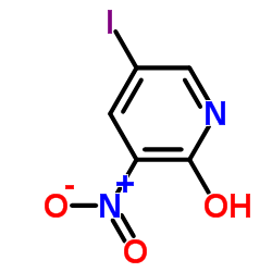 2-羟基-5-碘-3-硝基吡啶结构式