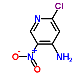 2-氯-4-氨基-5-硝基吡啶结构式