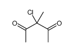 3-chloro-3-methylpentane-2,4-dione Structure