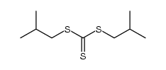 bis(2-methylpropyl) trithiocarbonate结构式