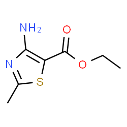 4-氨基-2-甲基-1,3-噻唑-5-羧酸乙酯结构式