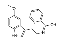 N-[2-(5-methoxy-1H-indol-3-yl)ethyl]pyridine-2-carboxamide Structure