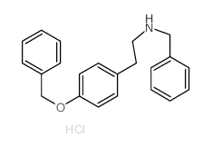 N-苄基-2-(苄氧苯基)乙胺结构式
