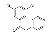 1-(3,5-dichlorophenyl)-2-pyridin-4-ylethanone Structure