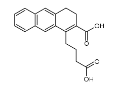 2-Carboxy-3,4-dihydro-1-anthracyl-γ-buttersaeure结构式