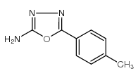 5-(对甲苯基)-1,3,4-噁二唑-2-胺结构式