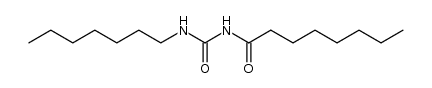 N-heptyl-N'-octanoyl-urea结构式