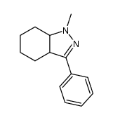 3a,4,5,6,7,7a-hexahydro-1-methyl-3-phenyl-1H-indazole Structure