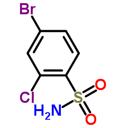 4-Bromo-2-chlorobenzenesulfonamide Structure