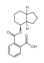 (+/-)-phthalic acid mono-((3arH.7acH)-hexahydro-indanyl-(4t)-ester) Structure