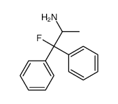 (R)-1,1-二苯基-1-氟-2-氨基丙烷结构式