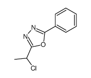 2-(1-氯乙基)-5-苯基-1,3,4-噁二唑结构式