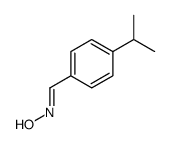 Benzaldehyde, 4-(1-methylethyl)-, oxime, (E)- (9CI) Structure