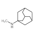 N-甲基-1-金刚烷胺结构式