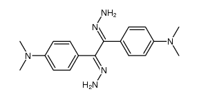 4,4'-Bis-[dimethylamino]-benzil-bis-hydrazon Structure