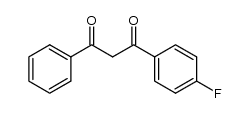 1-(4'-fluorophenyl)-3-phenylpropane-1,3-dione结构式