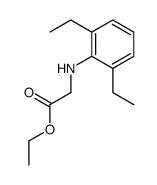 ethyl N-(2,6-diethylphenyl)glycinate结构式