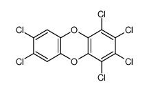 1,2,3,4,7,8-Hexachlorodibenzo-p-dioxin Structure