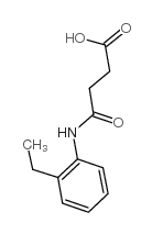 4-(2-ethylanilino)-4-oxobutanoic acid Structure