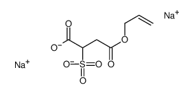 disodium 4-allyl 2-sulphonatosuccinate Structure
