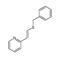 benzyl 2-(2-pyridyl)vinyl sulfide结构式